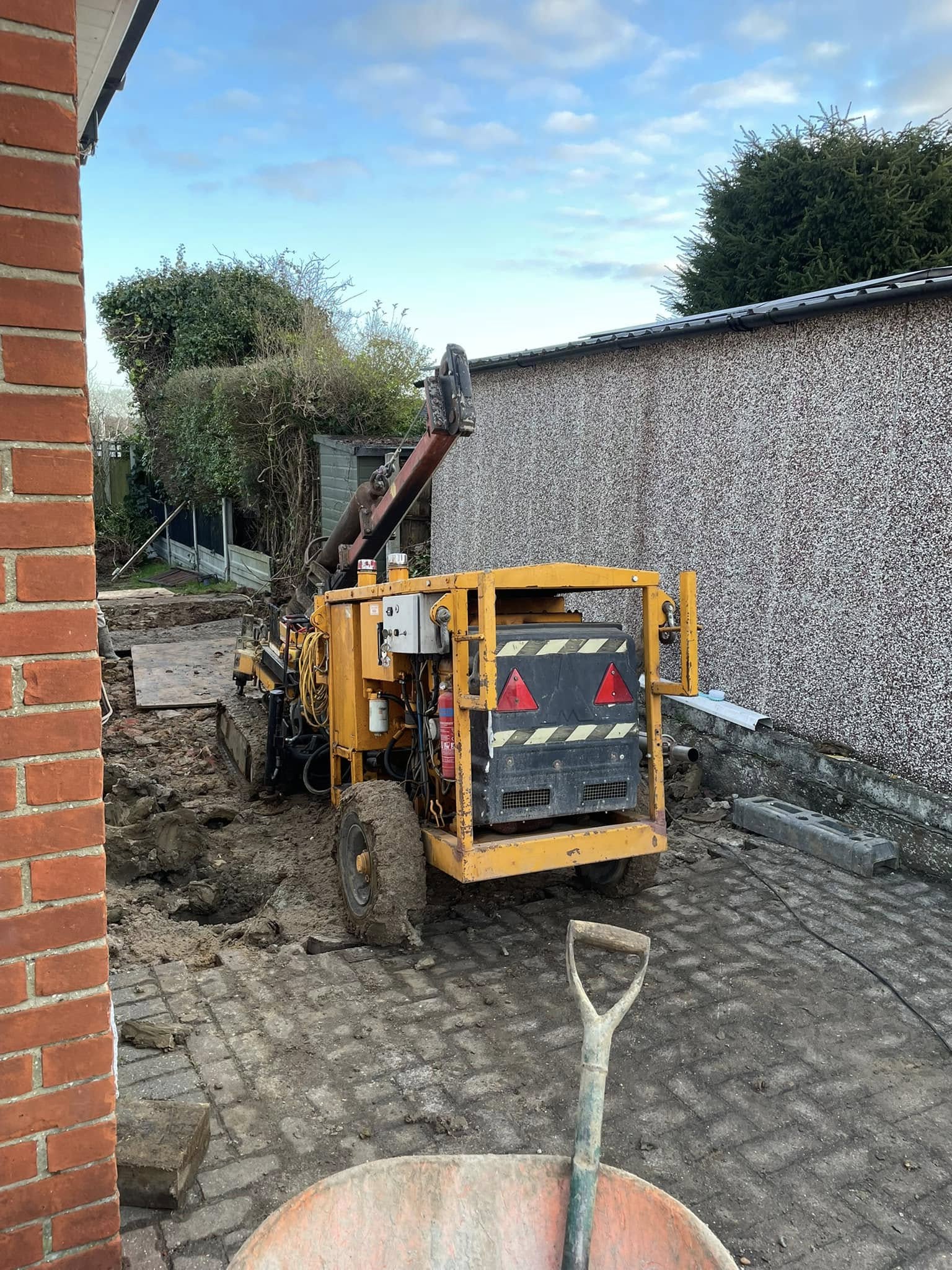 open bore mini piling machine in Basildon | Essex | Kent | London | Hertfordshire