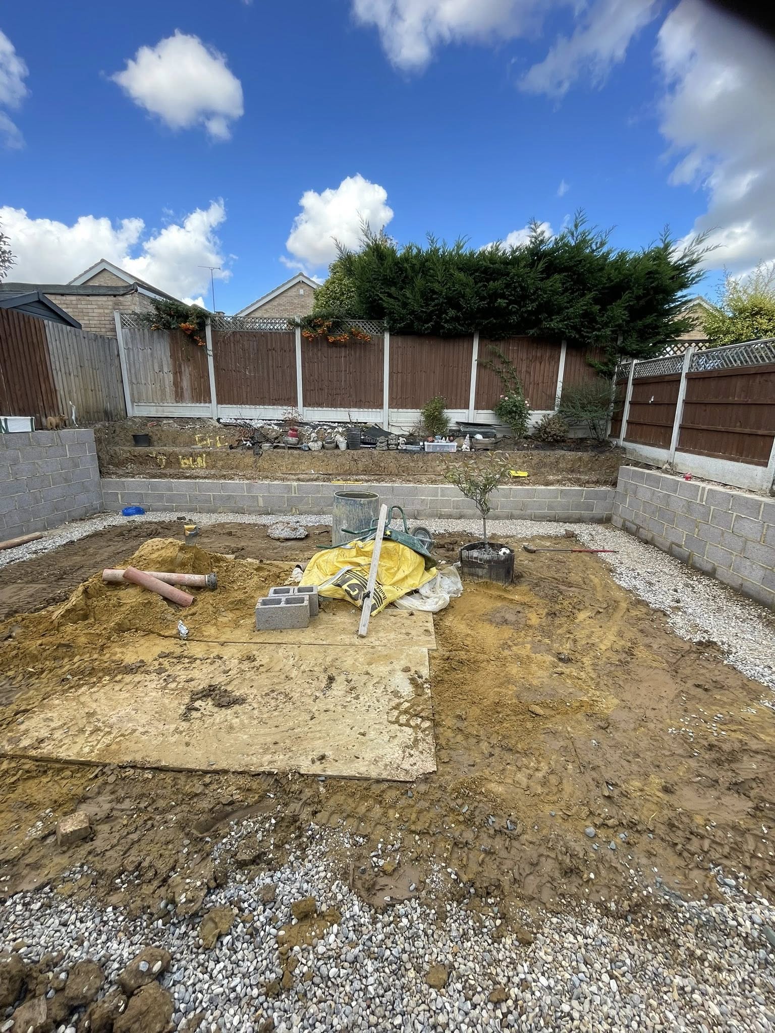 Extension in the process of getting built in Basildon | Essex | Kent | London | Hertfordshire