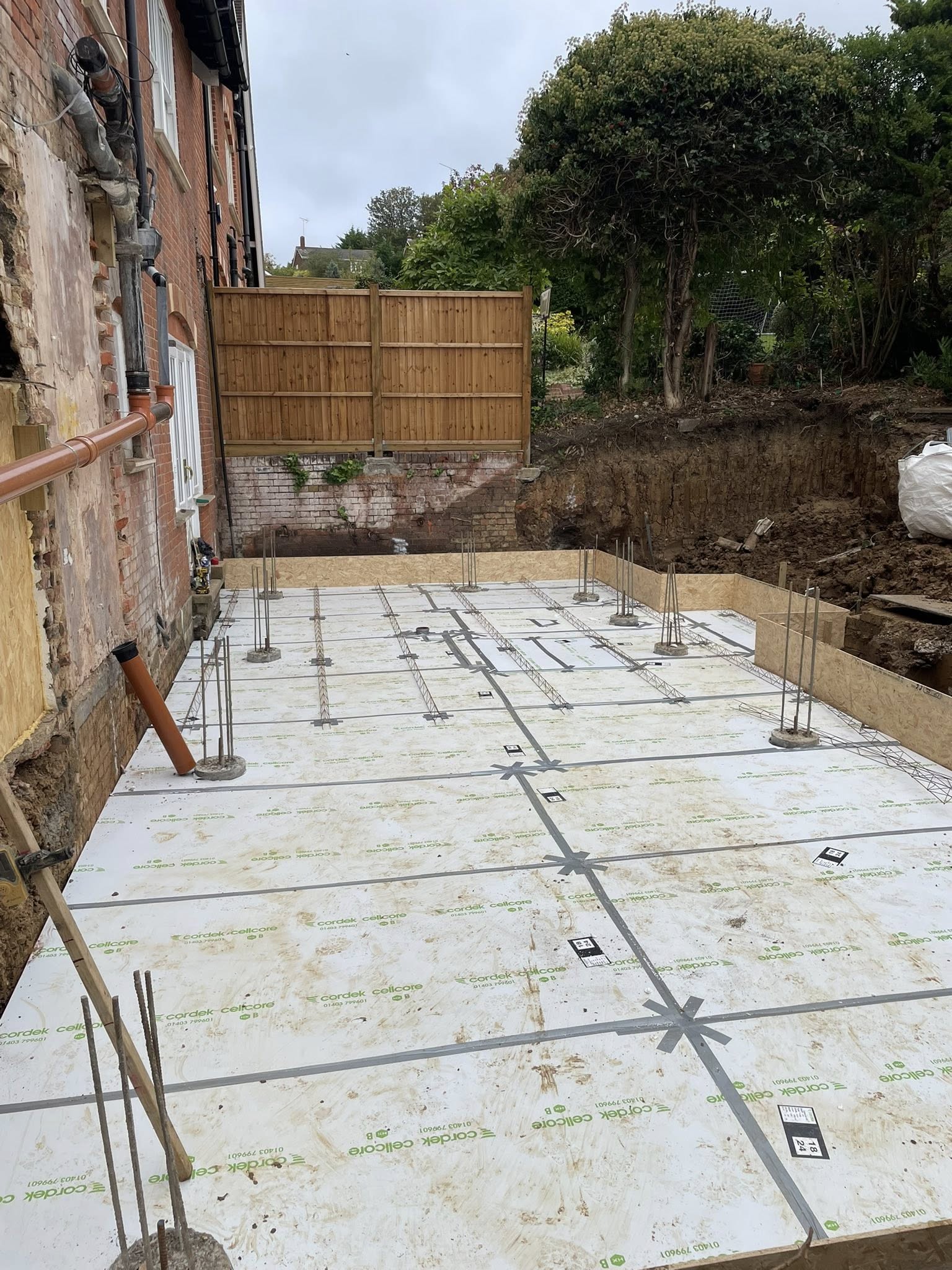 Bottom level before fresh concrete in Basildon | Essex | Kent | London | Hertfordshire